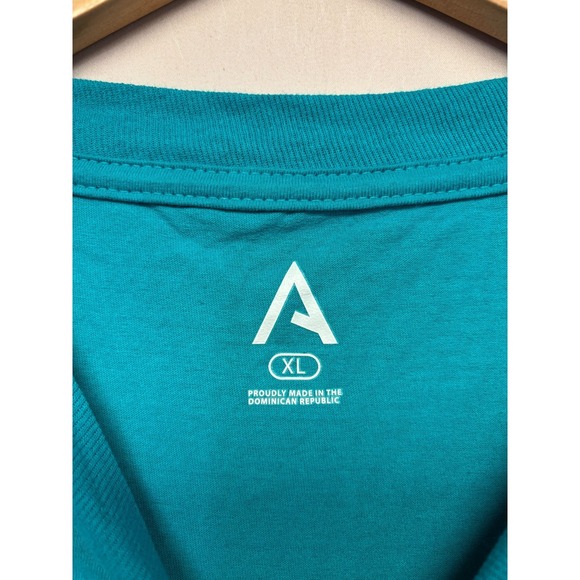 Adelphi University Panthers T-Shirt Mens Blue Logo Graphic Print Short Sleeve XL - Picture 3 of 4